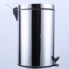 Thùng rác inox đạp chân tròn 8L