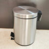 Thùng rác inox đạp chân tròn 5L