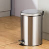 Thùng rác inox đạp chân tròn 8L