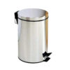 Thùng rác inox đạp chân tròn 30L