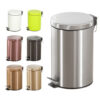 Thùng rác inox đạp chân tròn 5L